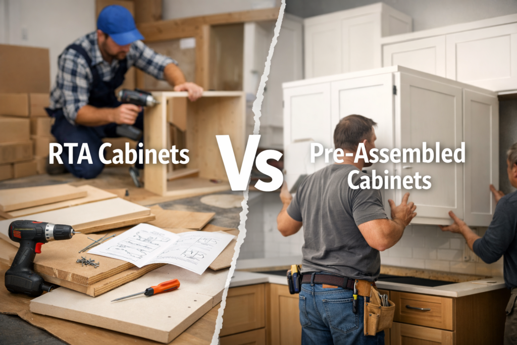 RTA vs Pre Assembled Cabinets